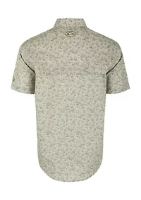 Men's Cotton Marsh Print Short Sleeve Shirt