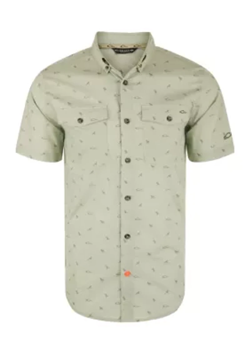 Men's Cotton DDD Print Short Sleeve Shirt