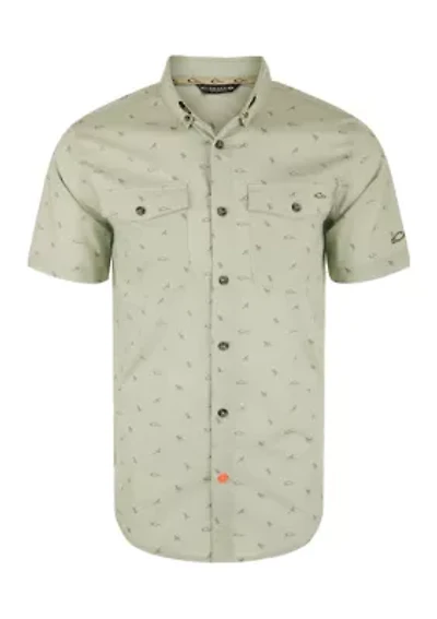 Men's Cotton DDD Print Short Sleeve Shirt