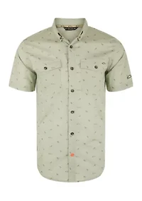 Men's Cotton DDD Print Short Sleeve Shirt