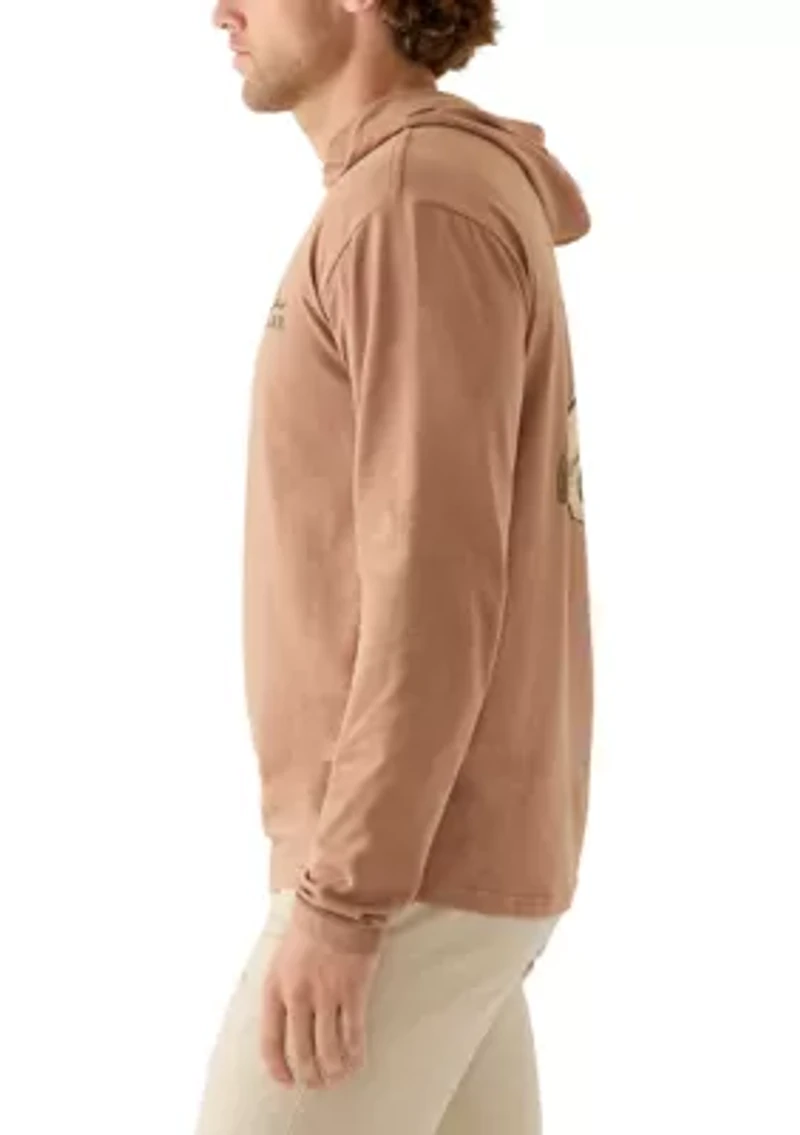 Men's Old School Lab Long Sleeve Graphic Hoodie T-Shirt