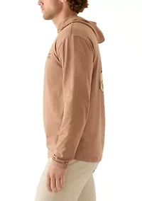 Men's Old School Lab Long Sleeve Graphic Hoodie T-Shirt