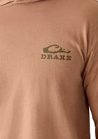 Men's Old School Lab Long Sleeve Graphic Hoodie T-Shirt