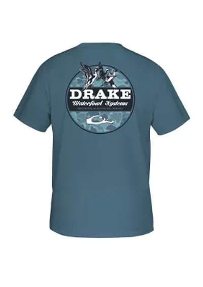 Men's Old School Circle Graphic T-Shirt