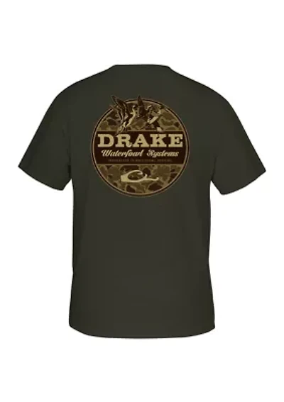 Men's Old School Circle Graphic T-Shirt