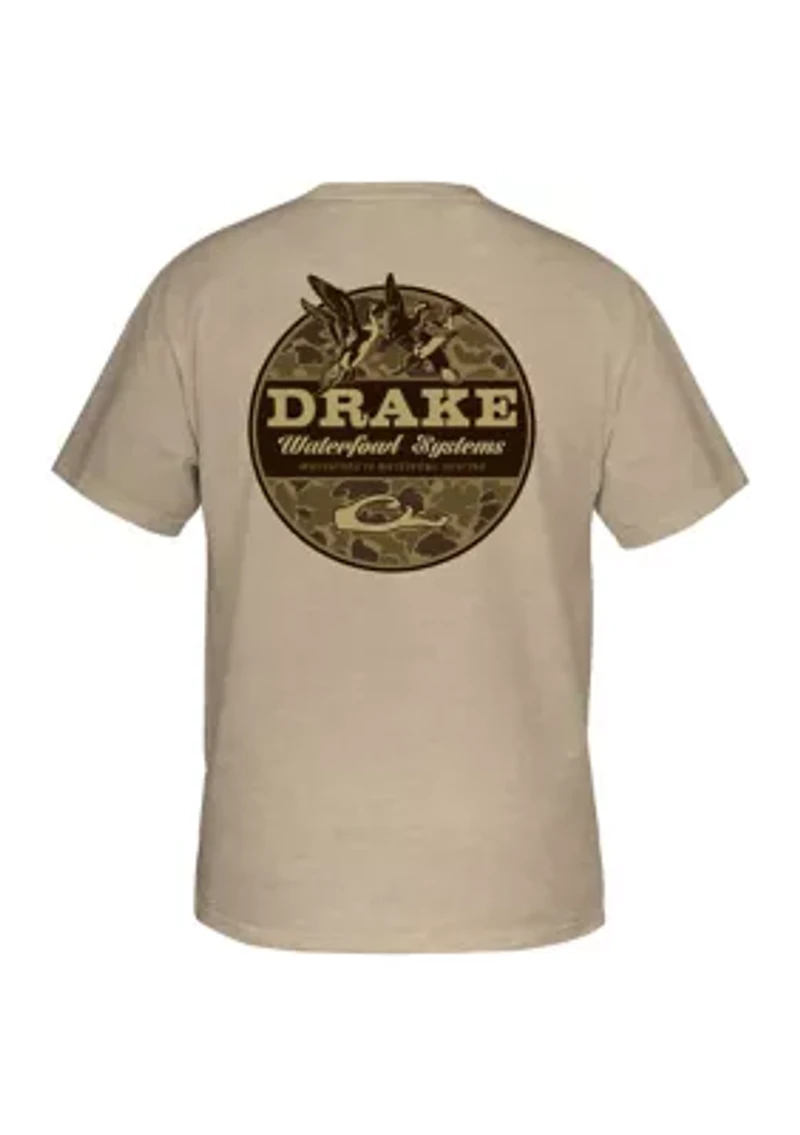 Men's Old School Circle Graphic T-Shirt