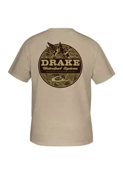 Men's Old School Circle Graphic T-Shirt
