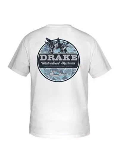 Men's Old School Circle Graphic T-Shirt