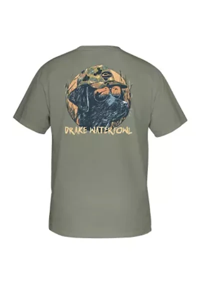 Men's Pop Art Old School Lab Graphic T-Shirt