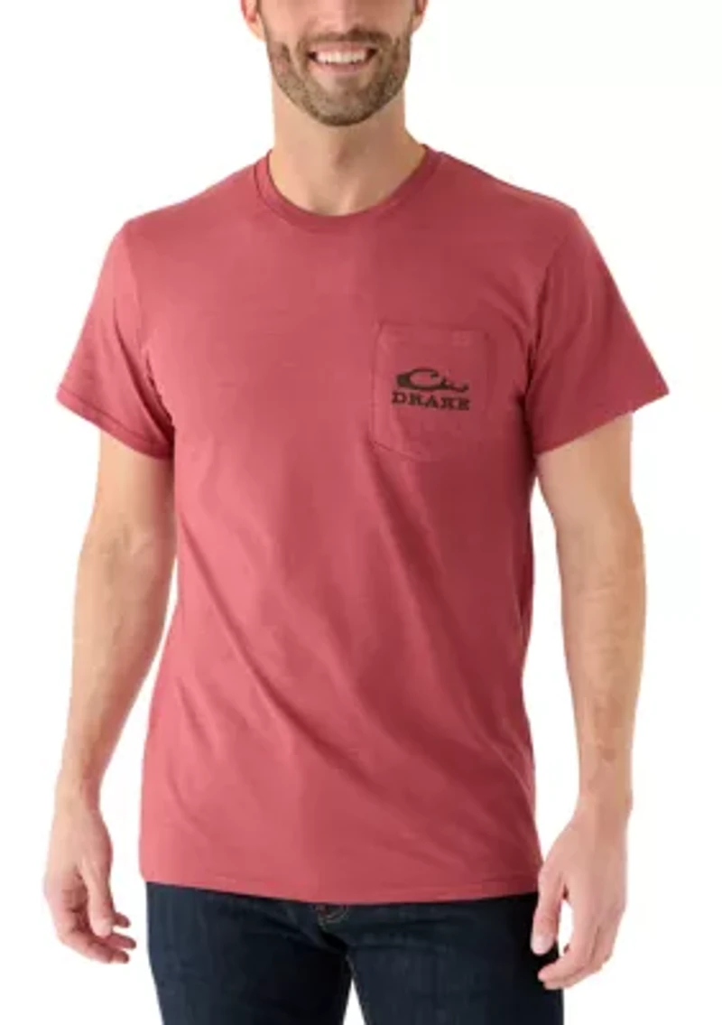 Men's Standing Black Lab T-Shirt