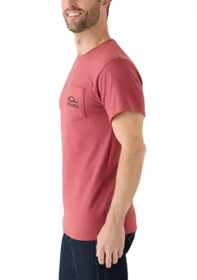 Men's Standing Black Lab T-Shirt