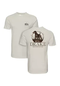 Men's Standing Black Lab Graphic T-Shirt