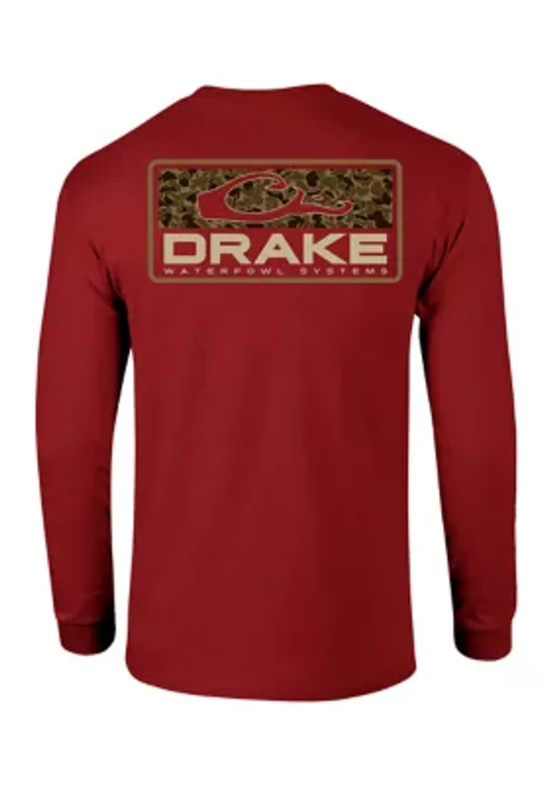 Men's Old School Oval Long Sleeve T-Shirt