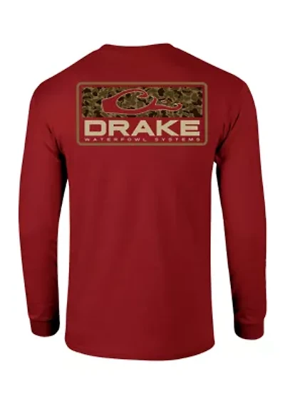 Men's Old School Oval Long Sleeve T-Shirt