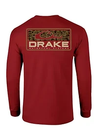 Men's Old School Oval Long Sleeve T-Shirt