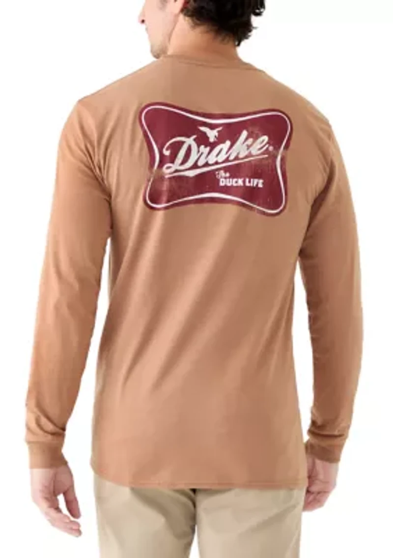 Men's Long Sleeve Drake Life Graphic Shirt