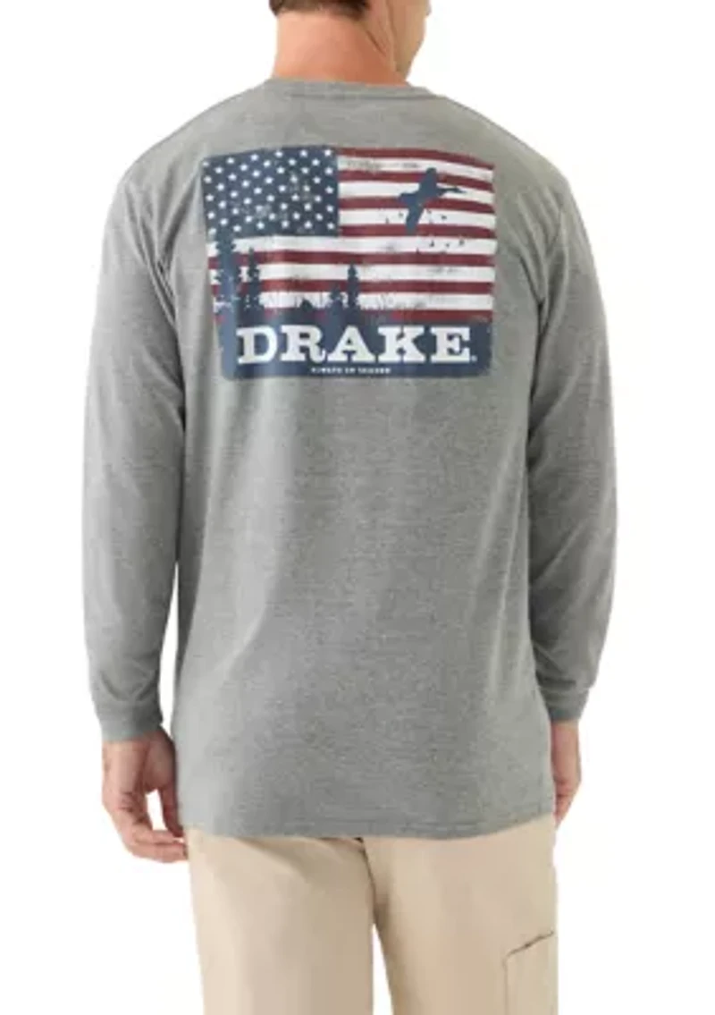Men's Americana Scenic Long Sleeve T-Shirt