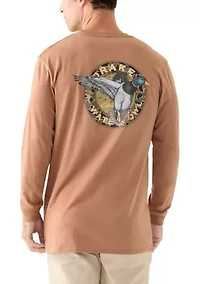 Men's Circle Mallard Long Sleeve T-Shirt