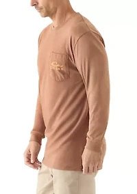 Men's Circle Mallard Long Sleeve T-Shirt