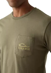 Men's Circle Mallard Long Sleeve Graphic T-Shirt