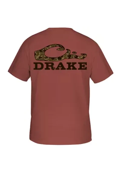 Men's Drake Stacked Logo Old School T-Shirt