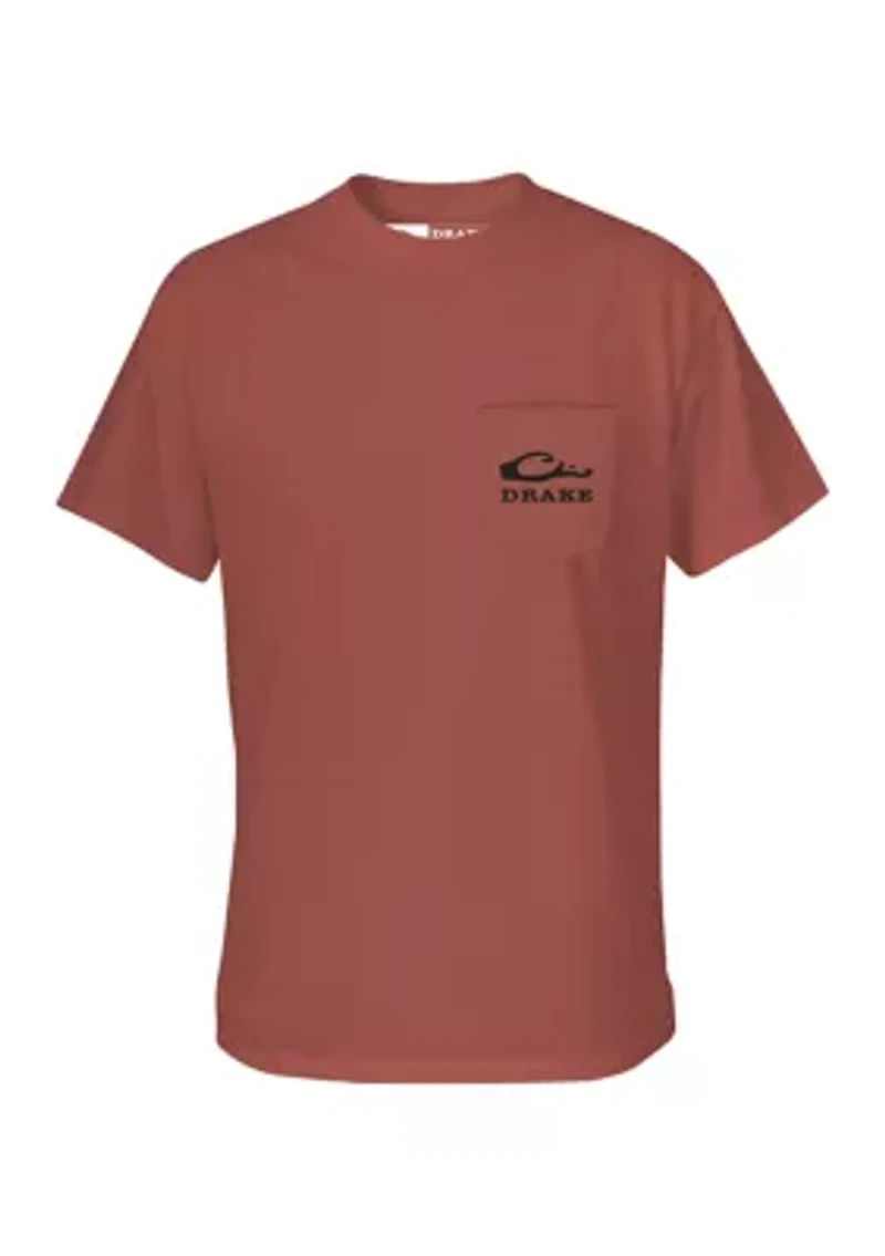 Men's Drake Stacked Logo Old School T-Shirt