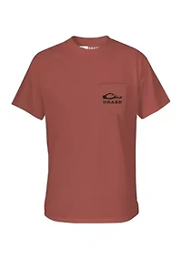 Men's Drake Stacked Logo Old School T-Shirt
