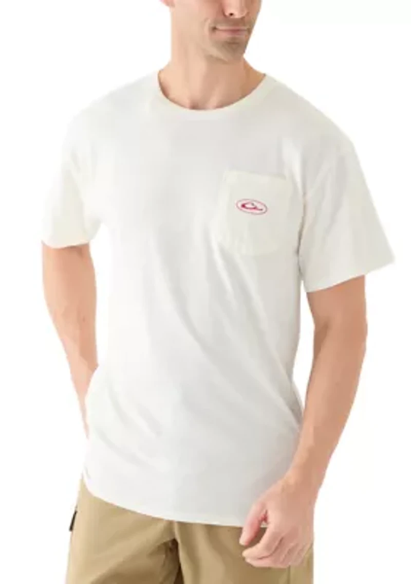 Men's Americana Yellow Lab Short Sleeve Graphic T-Shirt