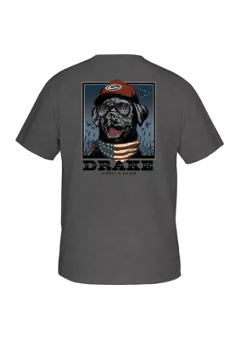 Men's Bandana Lab Flag Graphic T-Shirt