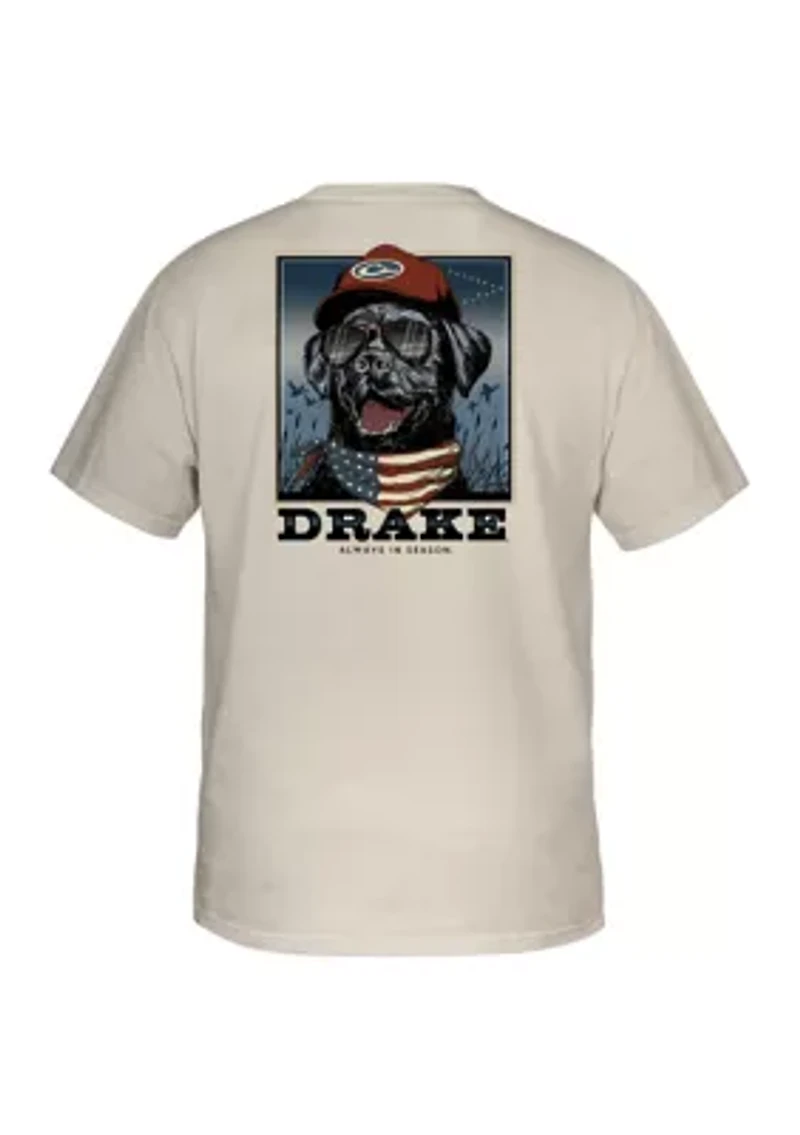 Men's Bandana Lab Flag Graphic T-Shirt