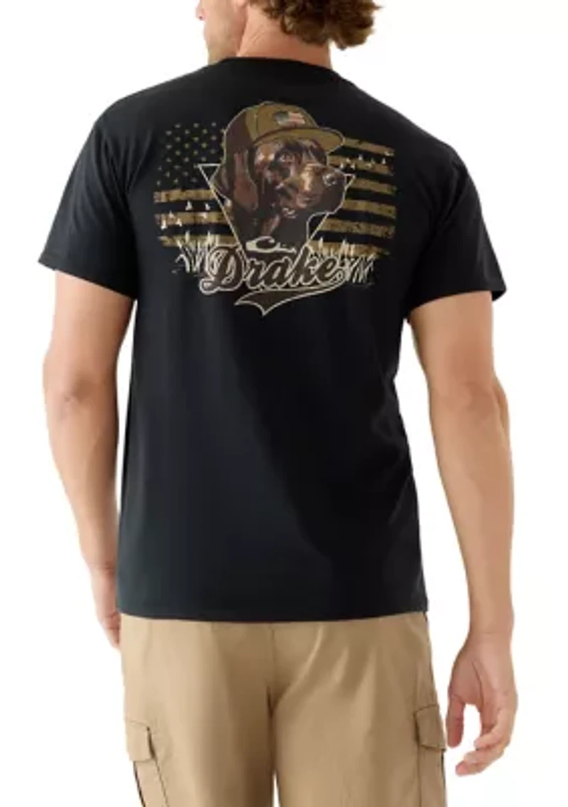 Men's Blackout Lab Flag T-Shirt