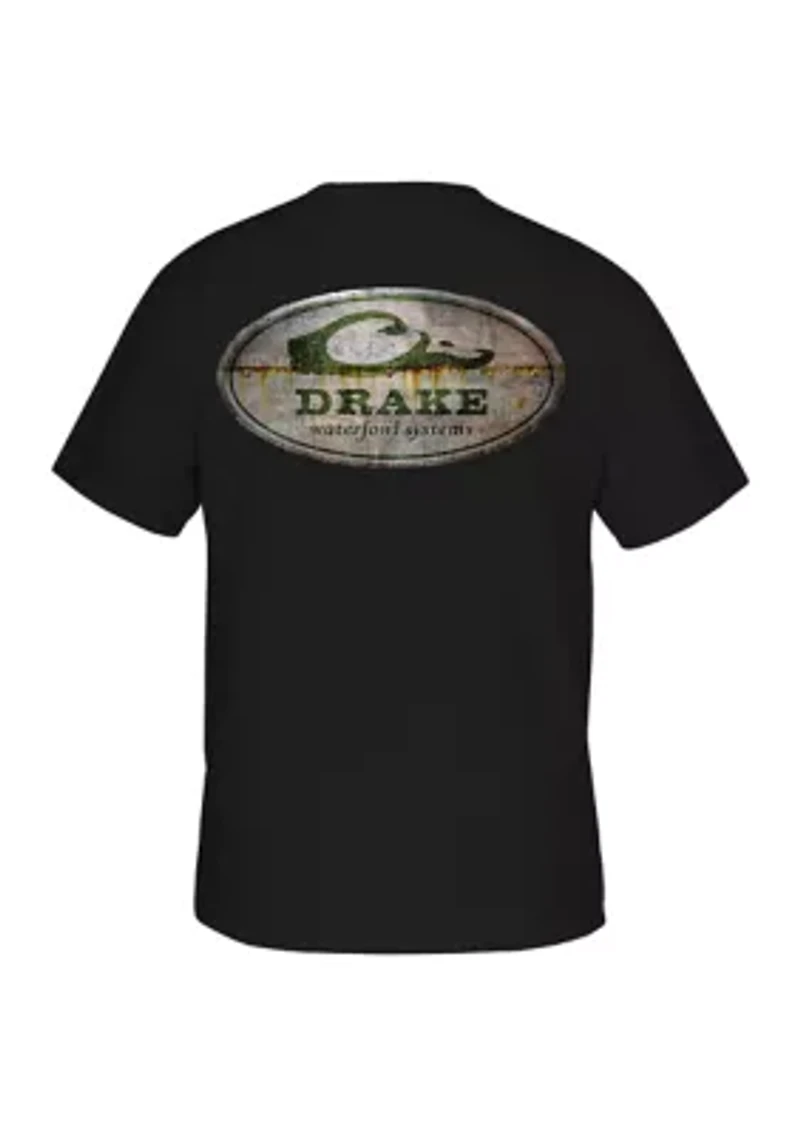 Men's Metal Sign Graphic T-Shirt