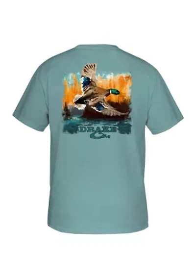 Men's Watercolor Mallard Graphic T-Shirt