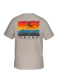 Men's Flyway Sunrise Cotton Graphic T-Shirt