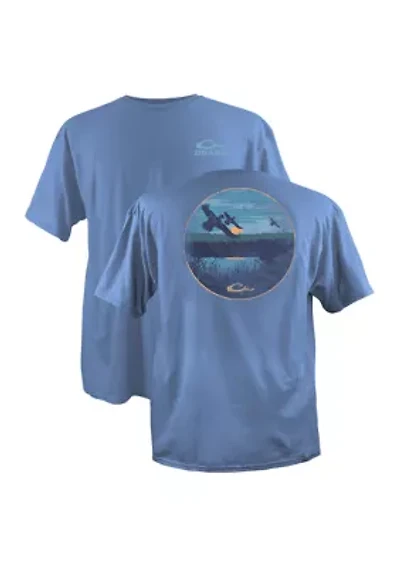 Men's Marsh Scenic Cotton Graphic T-Shirt