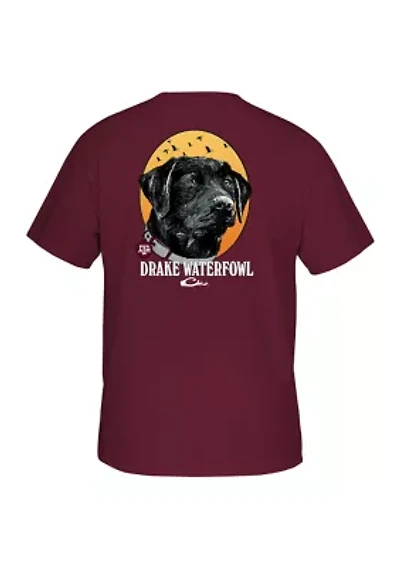 NCAA Texas A&M Aggies Black Lab Graphic T-Shirt