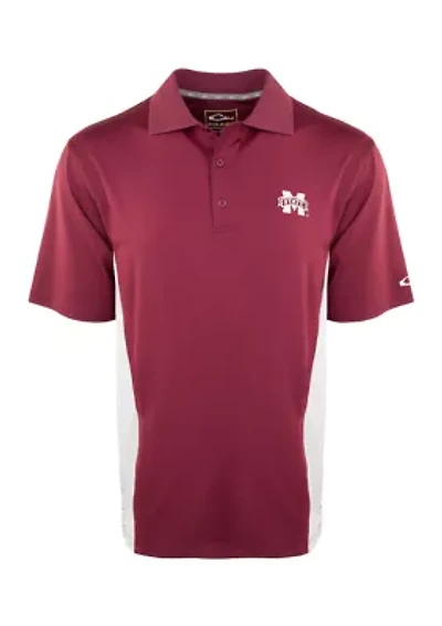 NCAA Mississippi State Bulldogs Performance Polo with Mesh Sides