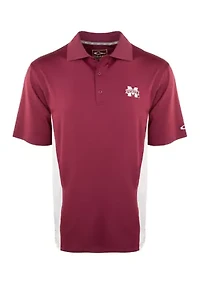 NCAA Mississippi State Bulldogs Performance Polo with Mesh Sides