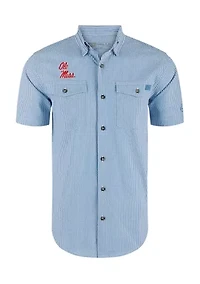 NCAA Ole Miss Rebels Seersucker Stripe Shirt