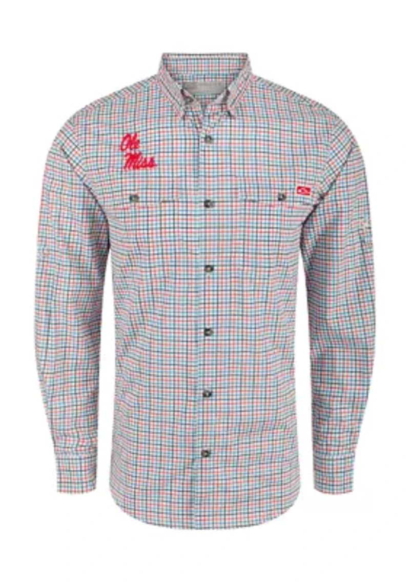 NCAA Ole Miss Rebels Frat Tattersall Long Sleeve Shirt