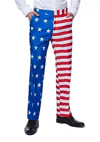 USA Flag  2 Piece Suit + Tie
