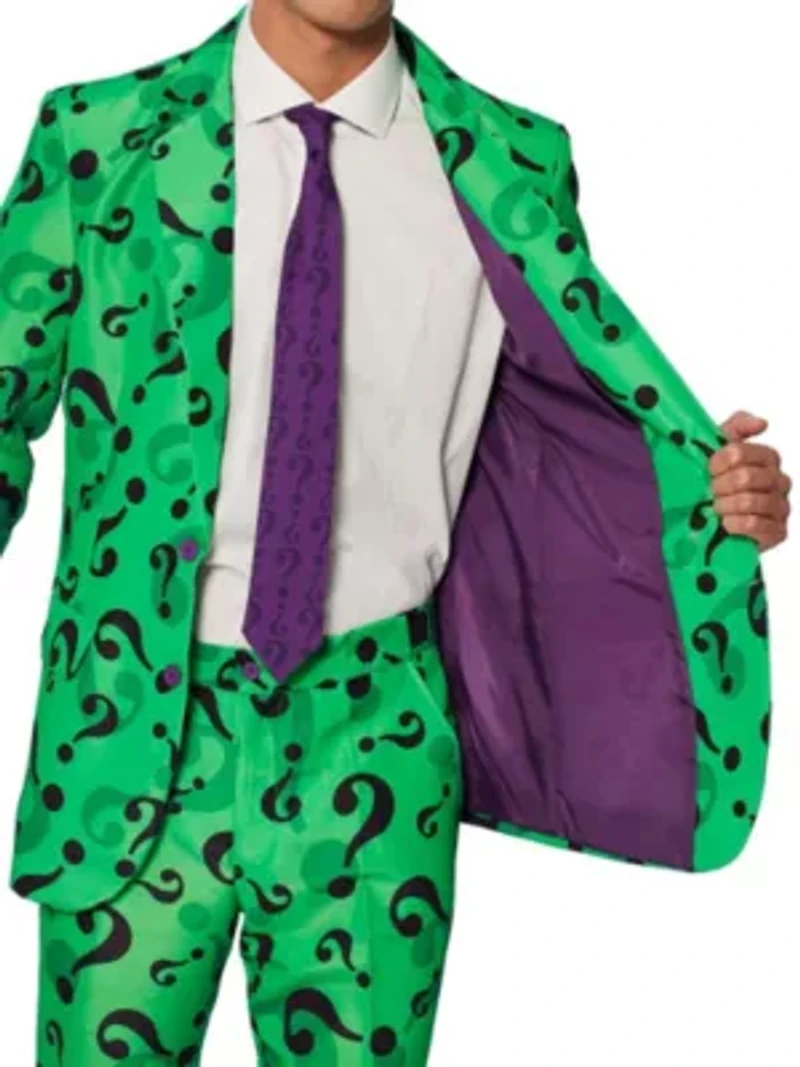 The Riddler 2 Piece Suit + Tie