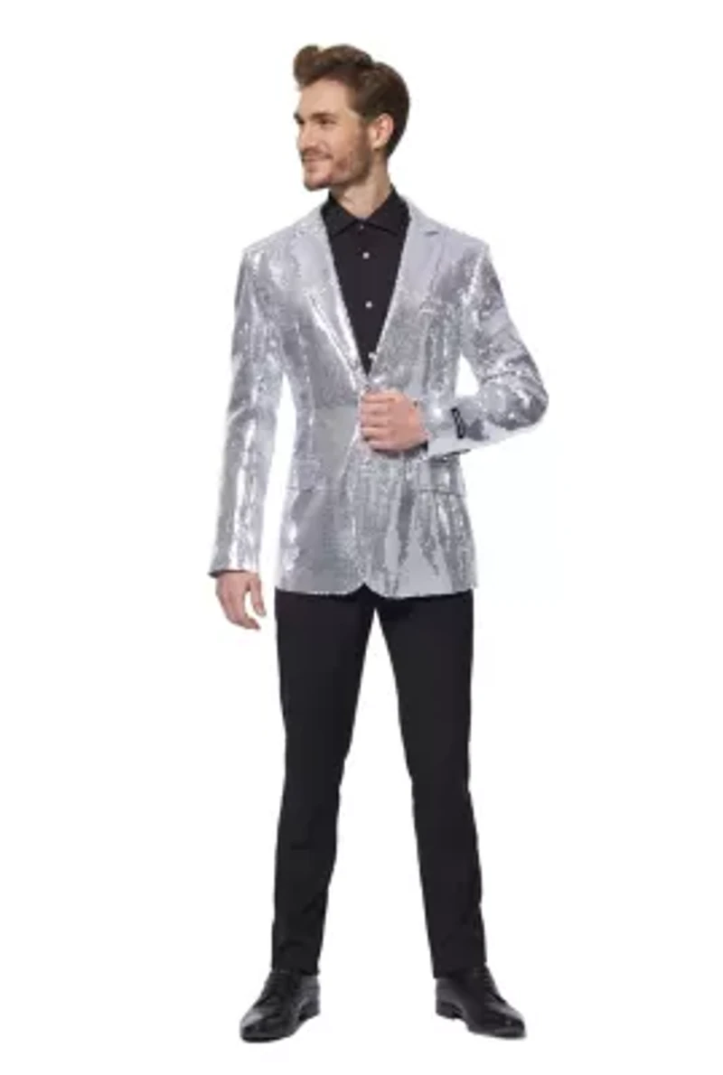 Sequins Silver Blazer