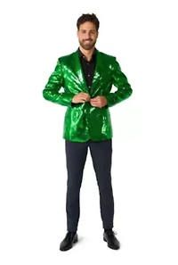 Sequins Green Blazer