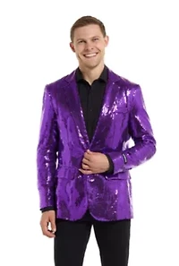 Suitmeister Sequins Purple Blazer