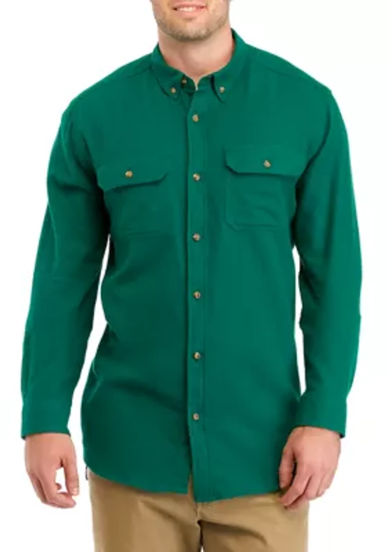 Big & Tall Long Sleeve Flannel Shirt