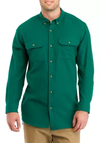 Big & Tall Long Sleeve Flannel Shirt
