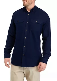 Big & Tall Long Sleeve Flannel Shirt