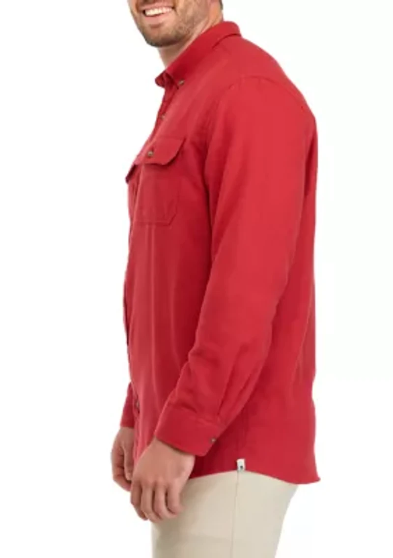 Big & Tall Long Sleeve Flannel Shirt