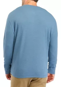 Big & Tall Thermal Henley T-Shirt